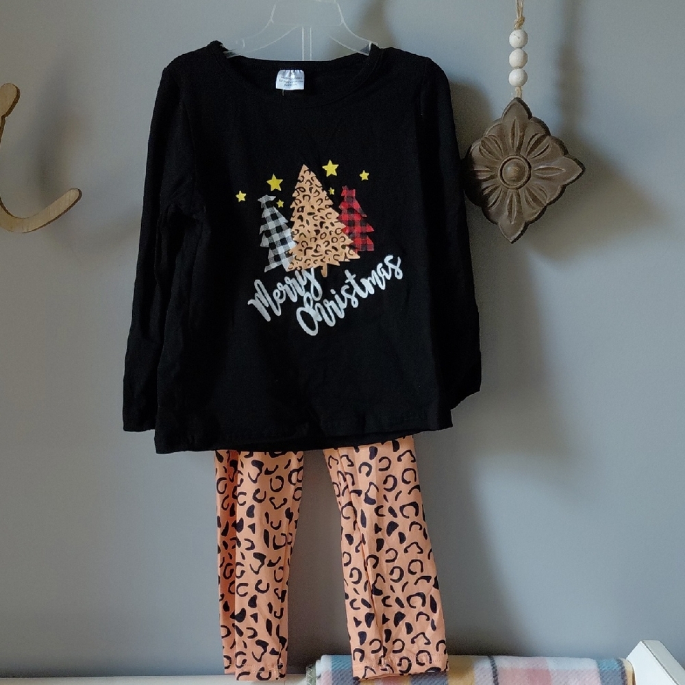 New Two Piece Christmas Pant Set